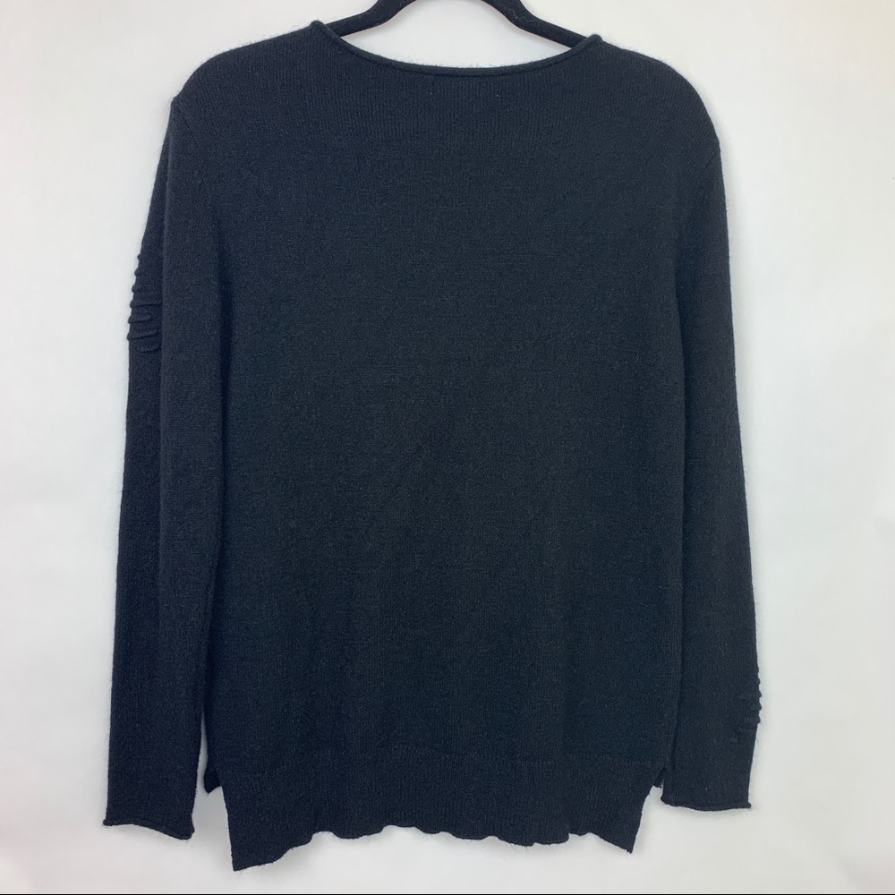 Philosophy Star Embossed Rayon Blend Sweater - Picture 2 of 7